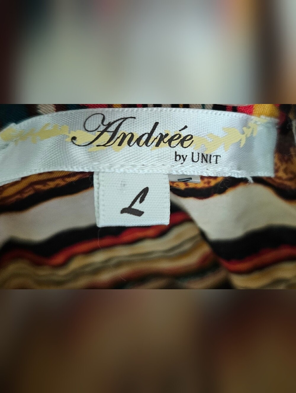 ANDREE BY UNIT Women's L/S Floral Blouse Pullover Embroidered (L) - Picture 9 of 10
